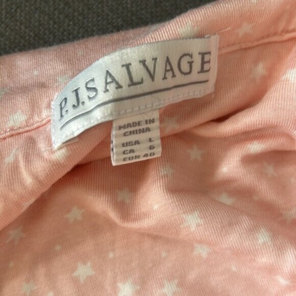 NWT P.J. Salvage Women's Tint Pink Love Lace Pajama Set Size Large - Picture 5 of 8